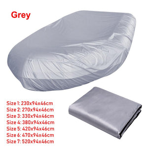Waterproof UV Sun Dust Protection Inflatable Boat Dinghy Cover Tender Storage Suits 7.5-17ft 7 Sizes Kayak Rubber Boat Cover