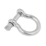 Marine Boat Chain Rigging Bow Shackle with Captive Pin 304 Stainless Steel - Sizes from 4mm to 20mm