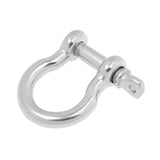 Marine Boat Chain Rigging Bow Shackle with Captive Pin 304 Stainless Steel - Sizes from 4mm to 20mm