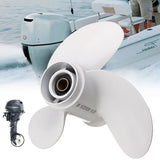 Aluminum Alloy 8 1/2 x 8 1/2 Boat Outboard Propeller For Yamaha 6-8HP 6G1-45941-00-EL 3 Blade 7 Spline Tooth Marine Propellers