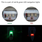 1 Pair LED Flush Mount  LED Side Navigation Lights 12V