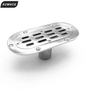Marine Stainless Steel Deck Drain For Boat Yacht Floor Deck Drainage Rowing Boats Fittings