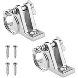 2 Pack Bimini Top 90°Deck Hinge with Removable Pin Stainless Steel
