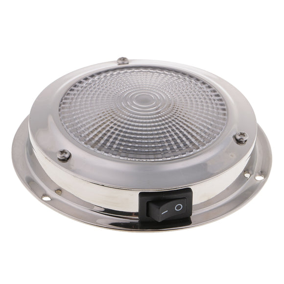 Interior Ceiling Dome Light for Boat Marine Yacht Car Motorhome, New