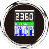 NMEA 2000 5 in 1 Multi-functional Tachometer Digital Gauge 85MM Fuel Level Water Temp Oil Pressure 0~10 Bar With Alarm 12V/24V