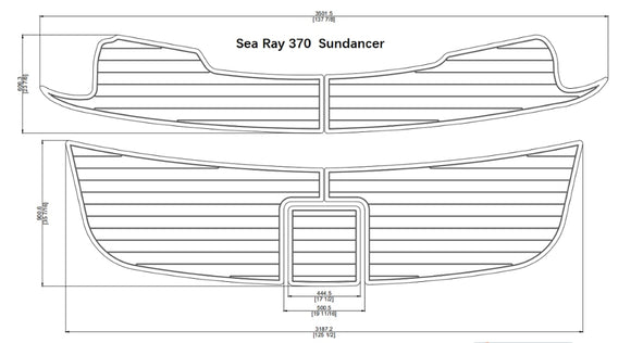 Sea Ray 370 Sundancer Swim Platform FOAM 1/4