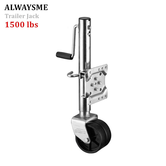 ALWAYSME  Marine Boat Trailer Jack With Two Wheels,Load 1500lbs 680KGS
